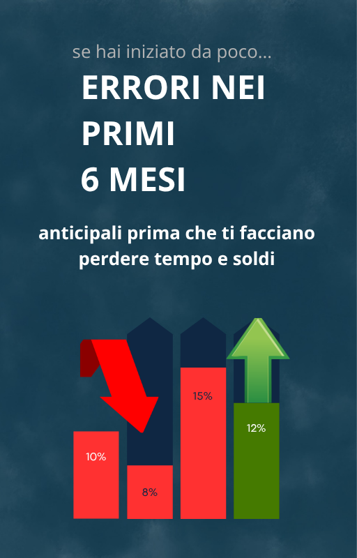 errori nei primi 6 mesi